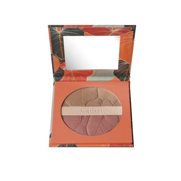 Deborah Milano – Maxi Terra Tropical Bronze Couleur 01 Light, SPF 15, Long Lasting et Résistant à leau, Texture soie et Faci