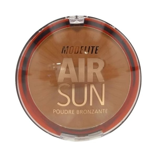 Poudre soleil maquillage, poudrier teint bronzé couleur soleil intense