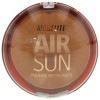 Poudre soleil maquillage, poudrier teint bronzé couleur soleil intense