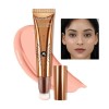 Anglicolor Contouring Stick Avec Lapplicateur De Coussin,Contouring Maquillage Longtemps Durable,Contouring Liquide Poids Lé