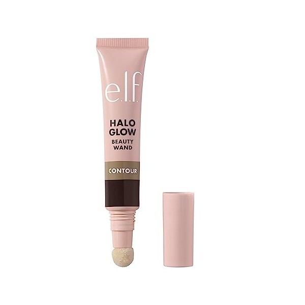 e.l.f. Halo Glow Baguette de beauté contour liquide pour un look naturellement sculpté, formule à construire, végétalien et s