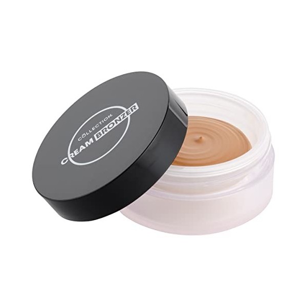 Collection Crème bronzante cosmétique, formule crème à poudre, légère et à construire, bronze, végétalien