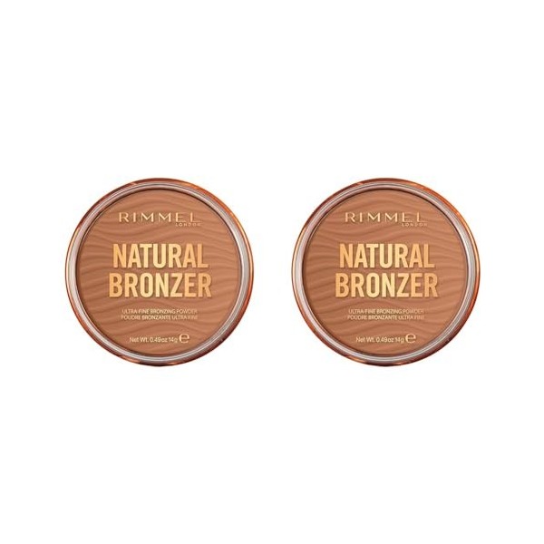 Rimmel Natural Bronzer 002-Sunbronze 14 Gr Lot de 2 