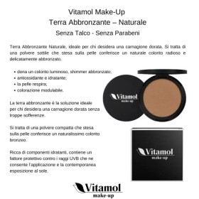 Vitamol Make up Poudre Bronzante Maquillage Visage Naturel Bio 5,5 gr