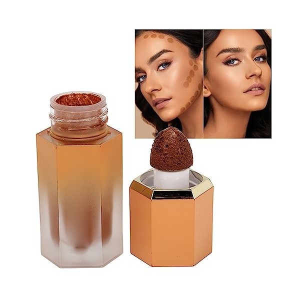 Bronzer Contour Liquid, Shading Cushion Makeup Liquid Face Bronzer Applicator