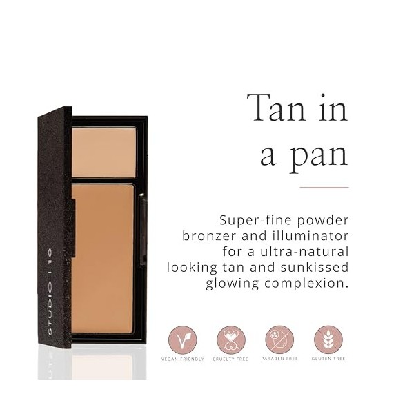 Studio 10 | Radiance Glow Bronzing Bronzing, Luminosité parfaitement équilibrée