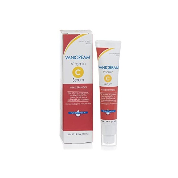 Vanicream Vitamin C Serum - Free of Dyes, parfum, masking parfum, lanolin, parabens & formaldehyde releasers - For Sensitive 