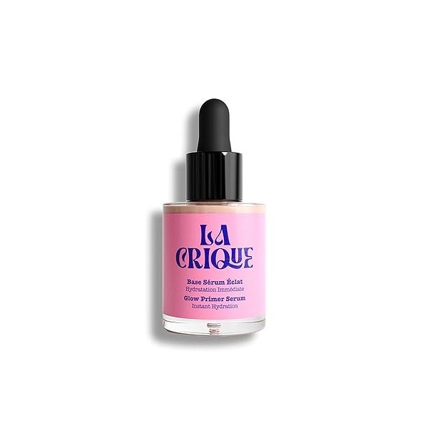 La Crique - Serum Primer Éclat - Serum Hydratant pour une Peau Lumineuse - Acide Hyaluronique + Extrait de Figue de Barbarie 