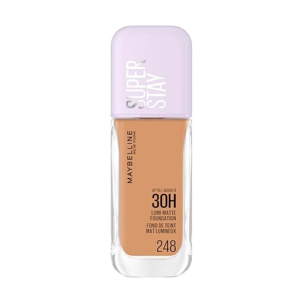 Maybelline New York Superstay 30H Lumi-Matte Fond de Teint 248