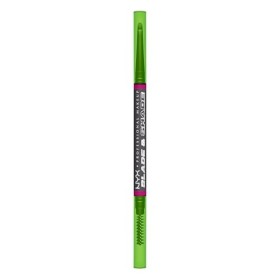 NYX Professional Makeup Blade & Shade, Crayon sourcils double embout, tenue jusquà 16h, Grey