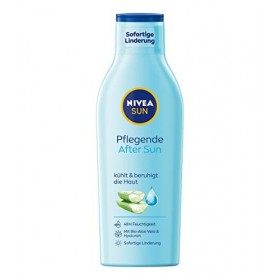 NIVEA SUN Lotion après-soleil nourrissante 400 ml , lotion avec effet apaisant pour la peau après le bain de soleil, After S