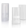 Lot de 27 tubes ovales vides en plastique pour baume à lèvres de 15 g, déodorant, tube de rouge à lèvres de 15 ml transparen