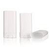 Lot de 27 tubes ovales vides en plastique pour baume à lèvres de 15 g, déodorant, tube de rouge à lèvres de 15 ml transparen