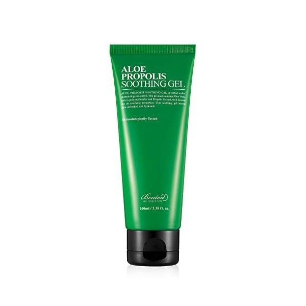 Benton Aloe Propolis Gel Apaisant 100ml 3.38 fl.oz Gel dAloe Vera pour Soulager les Coups de Soleil | Gel dAloe Vera Hydr