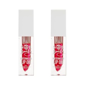 Sol Beauty Huile à Lèvres Parfum Pastèque avec Extrait de Pastèque et Beurre de Karité, Nourrit, Hydrate et Adoucit Vos Lèvre