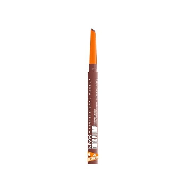 NYX Professional Makeup Duck Plump Plumping Lip Liner, crayon à lèvres, jusquà 10h de tenue, fini matte, Nude Flip