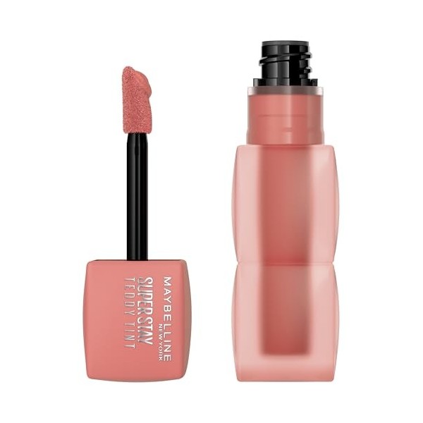 Maybelline New York Superstay Teddy Tint Blush à lèvres liquide fini mat fondu 25 BABY TEE