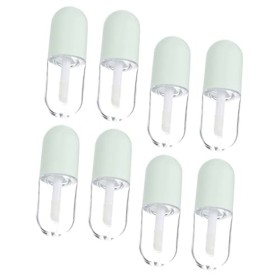 Gogogmee Lot de 8 tubes de gloss à lèvres transparents pour huile à lèvres - Récipients vides pour baume à lèvres - Accessoir