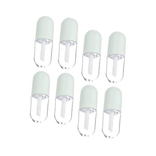 Gogogmee Lot de 8 tubes de gloss à lèvres transparents pour huile à lèvres - Récipients vides pour baume à lèvres - Accessoir