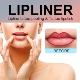 Mrettick 3PCS Crayon à lèvres,Peel Off Crayon à lèvres Tattoo,Peel Off Lip Stain,Long Lasting Lip Stain Peel Off,infusé d’aci