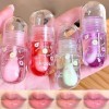 4 pcs Lip Gloss Oil Set, Huile Pour Les Lèvres Set De Lip Gloss Gelée De Lèvres Hydratante Pour Les Enfants Et Les Adolescent