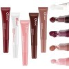 Glossy Lip Butter Tint,Gloss Liquide Hydratant et Anti-adhérent Pour Les Lèvres,5 Couleurs Naturelles Pour Les Lèvres, Mirror