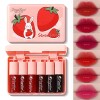 TITIMORE 6 Couleur Lip Tint Stain Set Rouges à Lèvres Liquides Hydratants pour Joues et Yeux Moisturizing Lip Gloss Hydratant