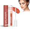 Lip Glaze Rouge à lèvres liquide, brillant à lèvres hydratant, brillant à lèvres, waterproof, longue durée et non collant or