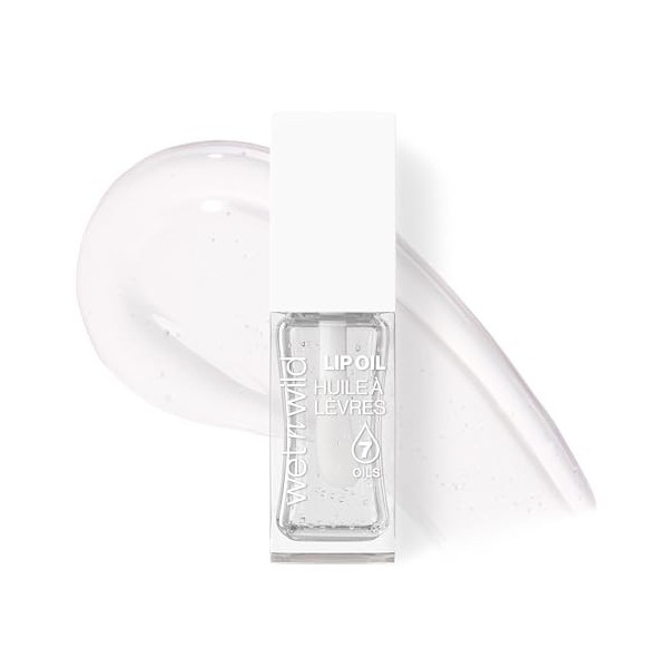 Wet n Wild Huile à Lèvres Teintée, Gloss Rouge Nourrissant et Non Collant Enrichi de 7 Huiles Naturelles, Formule Légère pour