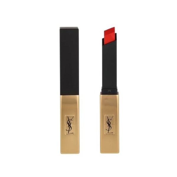 YSL Rouge Pur Couture The Slim Rouge à Lèvres mat longue tenue 23 Mystery Orange 2,2g