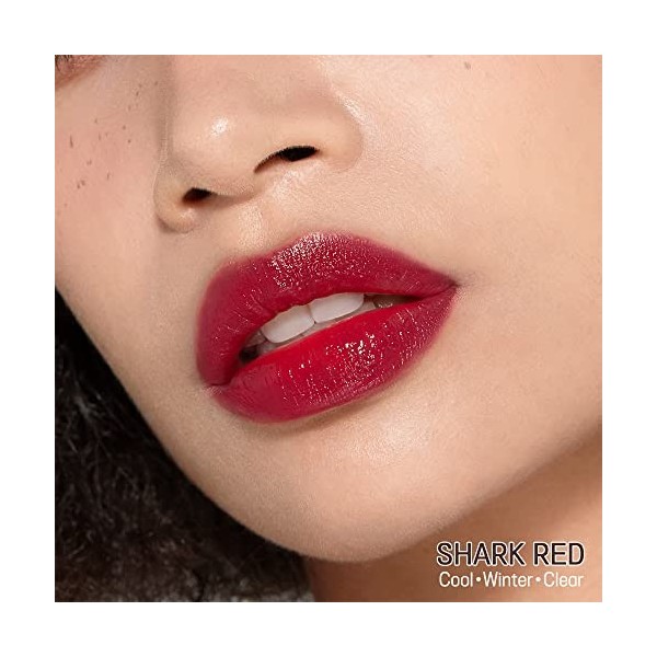 ETUDE Dear Darling Water Gel Tint Ice Cream RD306 Shark Red 21AD | Vivid High-Color Lip Tint with Minerals and Vitamins f