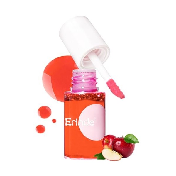 Erinde Lip Tint Stain Makeup,Korean Lip Tint,Lip Stain Tint Waterproof Makeup,Mini Liquide Lipstick,Non-sticky & Loog Lasting