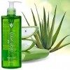 Aloe vera en gel 390 ml, extrait de camomille, testé dermatologiquement, soin hydratant pour la peau et les cheveux – coup de