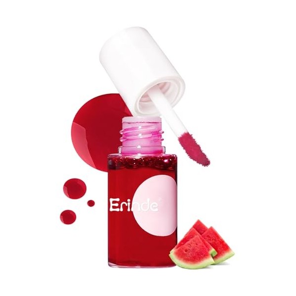 Erinde Lip Tint Stain Makeup,Korean Lip Tint,Lip Stain Tint Waterproof Makeup,Mini Liquide Lipstick,Non-sticky & Loog Lasting