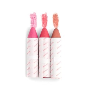 Trio Baumes teintés soin hydratant 10 ingrédients - Multistick 3en1 Lèvres Blush et Yeux - Made in France - longue tenue - sa