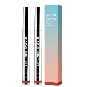 Cadeau De Crayon à LèVres Longue DuréE,Stylo Crayon à LèVres Amovible,Crayon à LèVres Amovible ImperméAble,Crayon à LèVres Dé