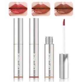 Miioto Crayon Levre Amovible, 3 Couleurs Lip Stain Crayon Contour Levre, Plump Crayon a Levre, Dodu et Pas Facile à Décolorer