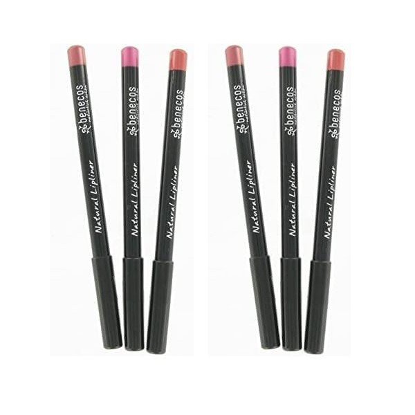 benecos - natural beauty Crayon contour des lèvres rouge 1.13g Lot de 2 