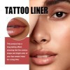 3PCS Peel off Lip Stain Tattoo, Peel off Lip Liner Tattoo Avec Une Finition Mate, Infusé Avec De La Vitamine E, Tattoo Lipsti