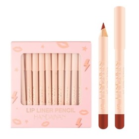 12 Crayons à lèvres mats professionnelsRouge à lèvres matContouring Matte Lip PencilLong Lasting Colour Lip LinerSet de crayo