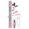 Prreal Peel Off Lip Liner Stain, Lip Stain Peel Off Tattoo Lip Liner with Tweezer, Transfer Proof, Waterproof, Long Lasting L