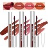 3 Couleurs Peel off Lip Liner Tattoo, Peel off Lip Stain Tattoo Avec Une Finition Mate, Infusé Avec De La Vitamine E, Tattoo 