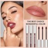 3 Couleurs Peel off Lip Liner Tattoo, Peel off Lip Stain Tattoo Avec Une Finition Mate, Infusé Avec De La Vitamine E, Tattoo 