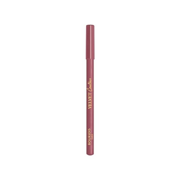 Crayon à lèvres Bourjois Velvet Contour, 19 Place des Roses, redéfinit les lèvres, texture crémeuse mate, application précise