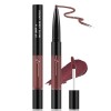 Apooliy 2 en 1 Gloss mat et Lip Liner,Rouge à lèvres résistant à leau, rouge à lèvres hautement pigmenté,Séchage rapide, rou