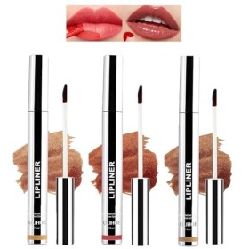 Mrettick 3PCS Crayon à lèvres,Peel Off Crayon à lèvres Tattoo,Peel Off Lip Stain,Long Lasting Lip Stain Peel Off,infusé d’aci