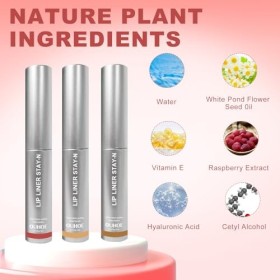 Crayon Levre Amovible,Crayon à Lèvres Pelable,Crayon Contour Levre,Crayon à Lèvres Imperméable Amovible,Plump Lip Liner,Longu