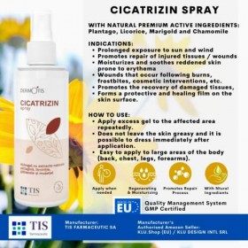 TIS Cicatrizin – Stimule le Processus de Guérison | Réparatrice pour Peaux Fragilisées | Coups de Soleil, Plaies, Brûlures, E