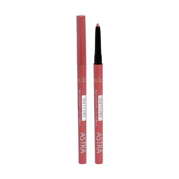 Astra Outline Waterproof Lip Pencil 01 - Nude Vibe 