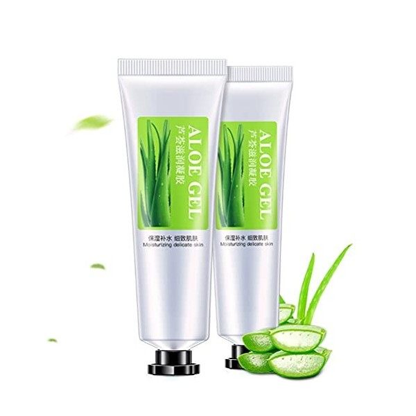 Gintdinpu Gel hydratant   laloe Vera, Gel hydratant apaisant pour la Peau   lalo¨s apr¨s-Soleil pour Le soulagement des Cou